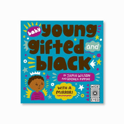 Baby Young, Gifted, and Black : with a mirror!